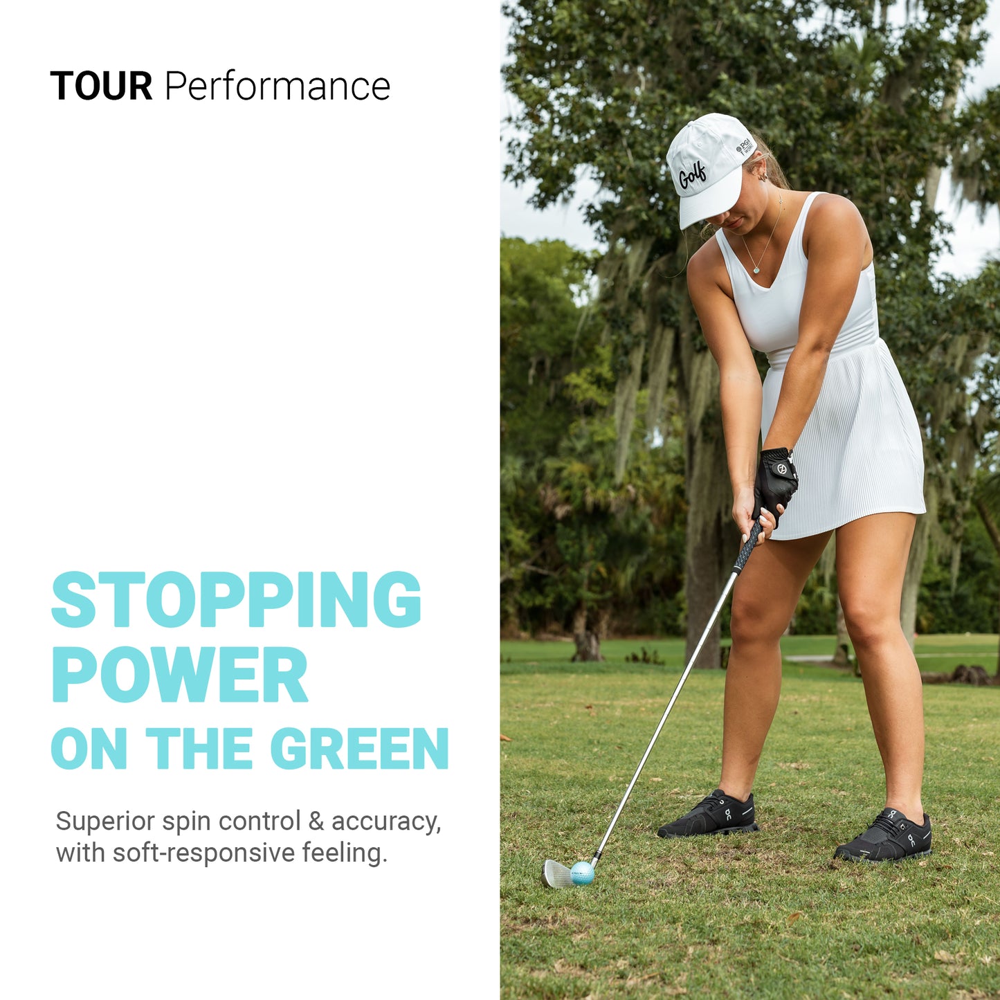 Aurora: Crystal Urethane Golf Ball