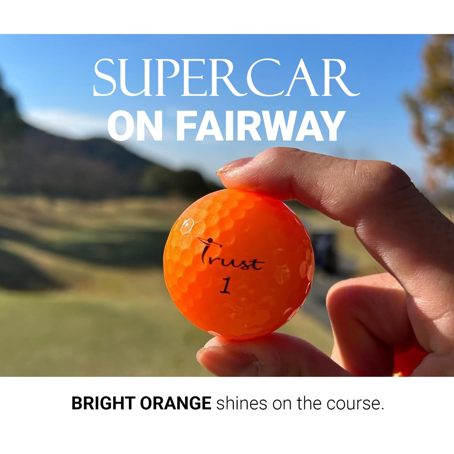 Aurora: Crystal Urethane Golf Ball