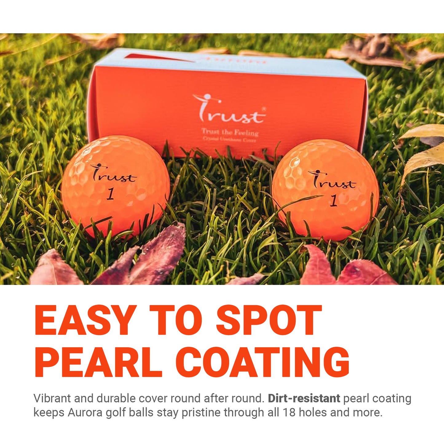 Aurora: Crystal Urethane Golf Ball