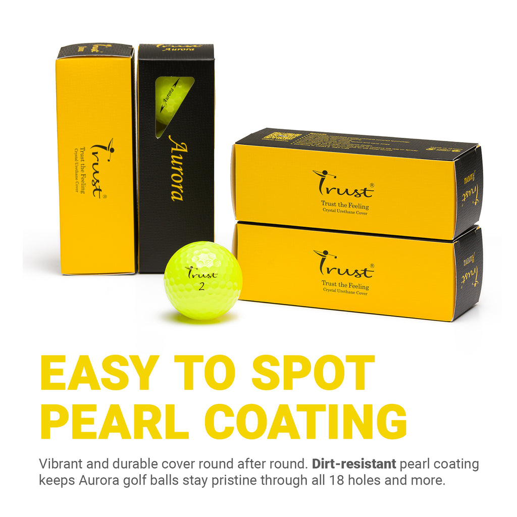 Aurora: Crystal Urethane Golf Ball