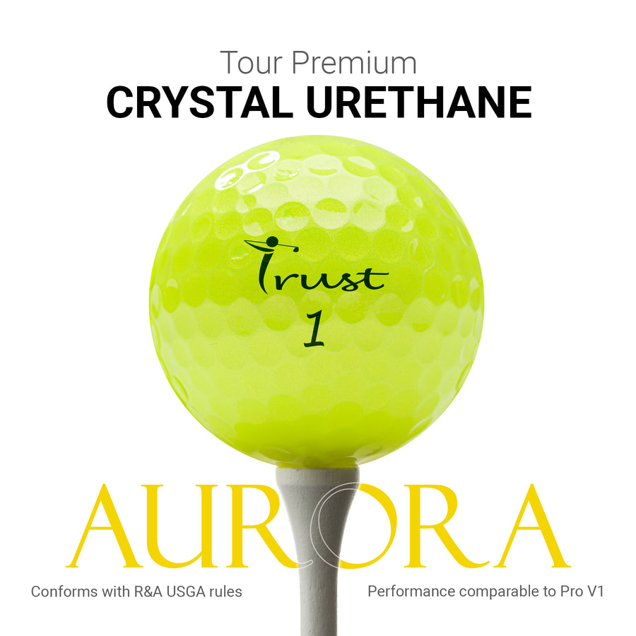 Trust Aurora - Crystal Urethane Covered with Dynamic Core Golf Ball
