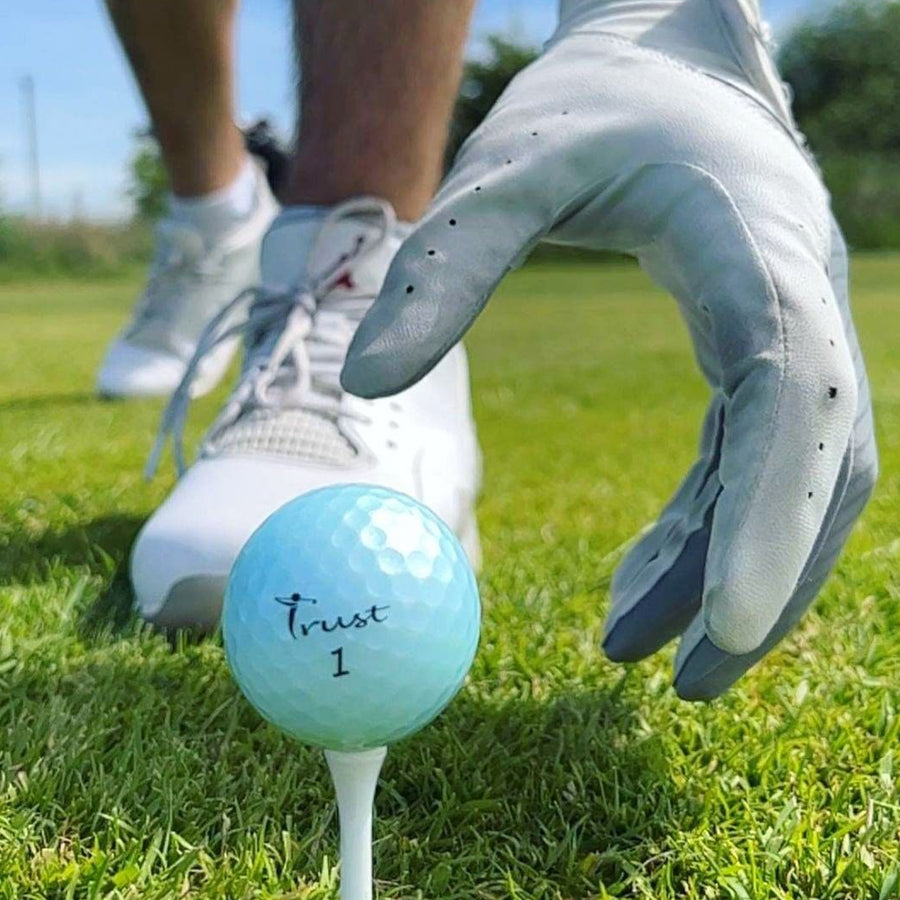 Aurora -Icy Blue Crystal Urethane Golf Ball