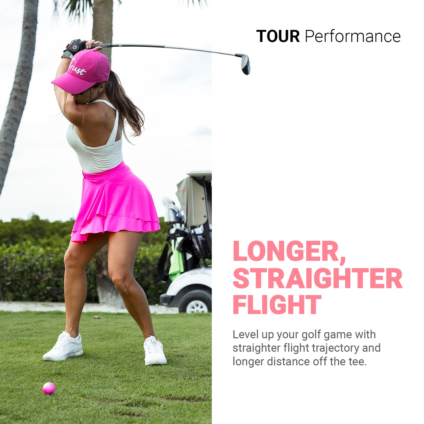 Aurora: Crystal Urethane Golf Ball