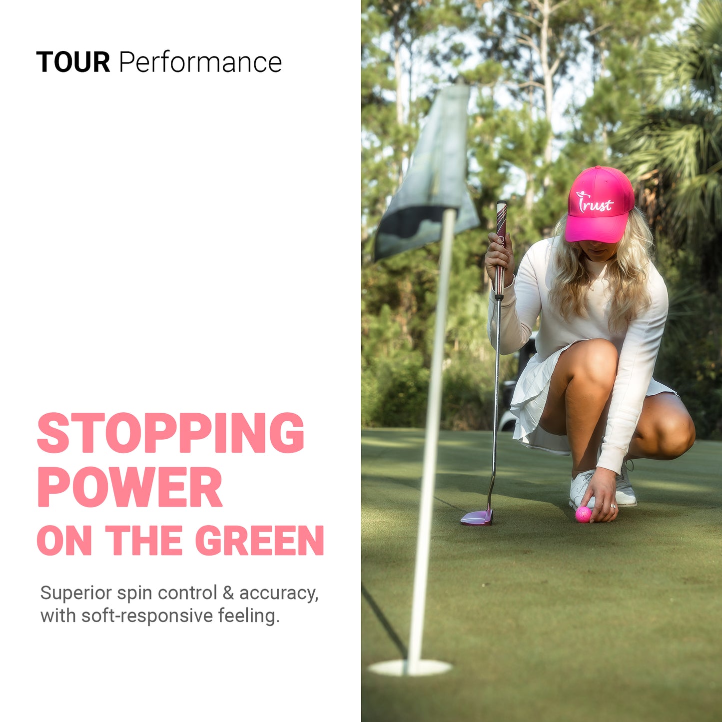 Aurora: Crystal Urethane Golf Ball