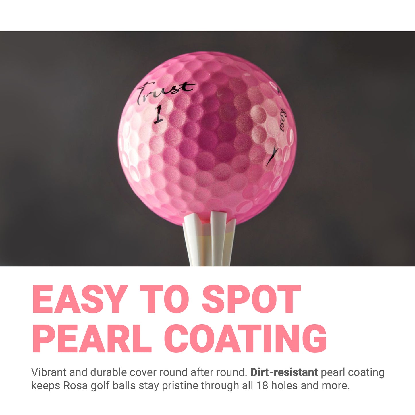 Aurora: Crystal Urethane Golf Ball